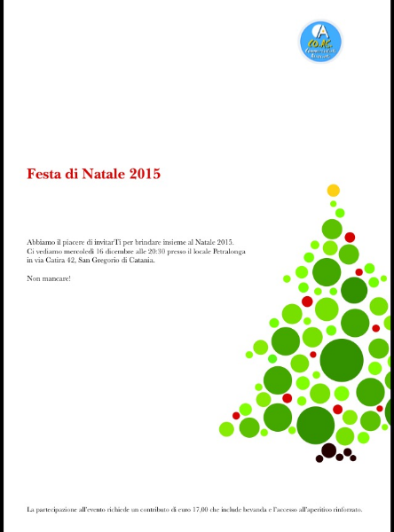16.12.2015 - Auguri di Natale COAS